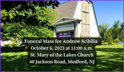 Andrew Scibilia Obituary, Donations