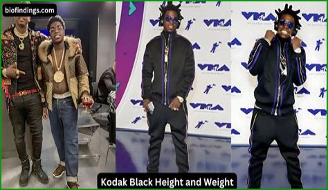 Kodak Black Height in Meters and Feet